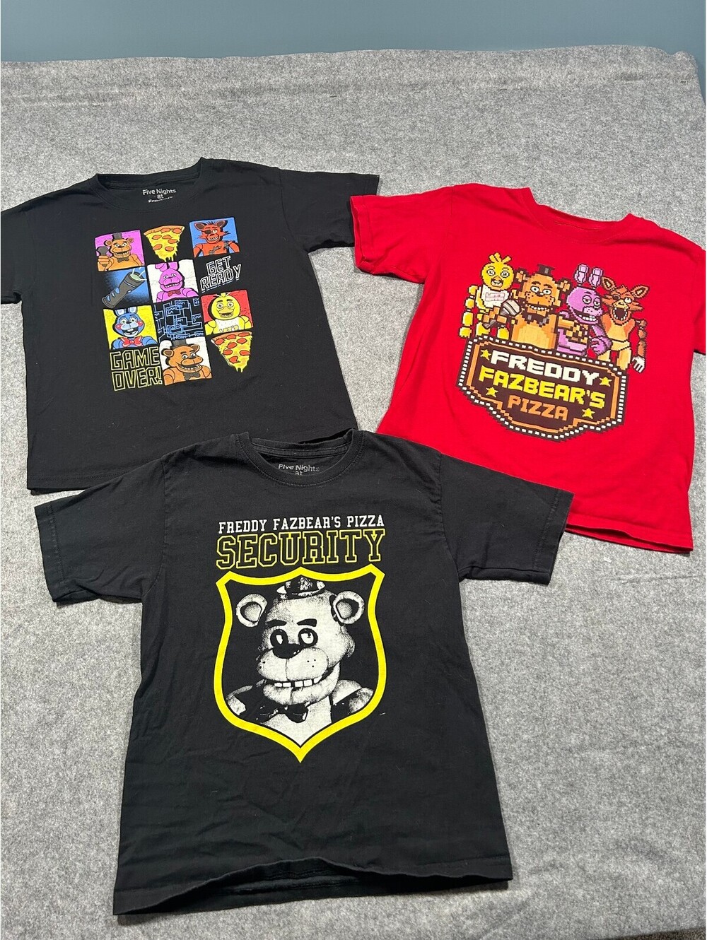 Boys Five Nights At Freddys 3 Shirt Bundle